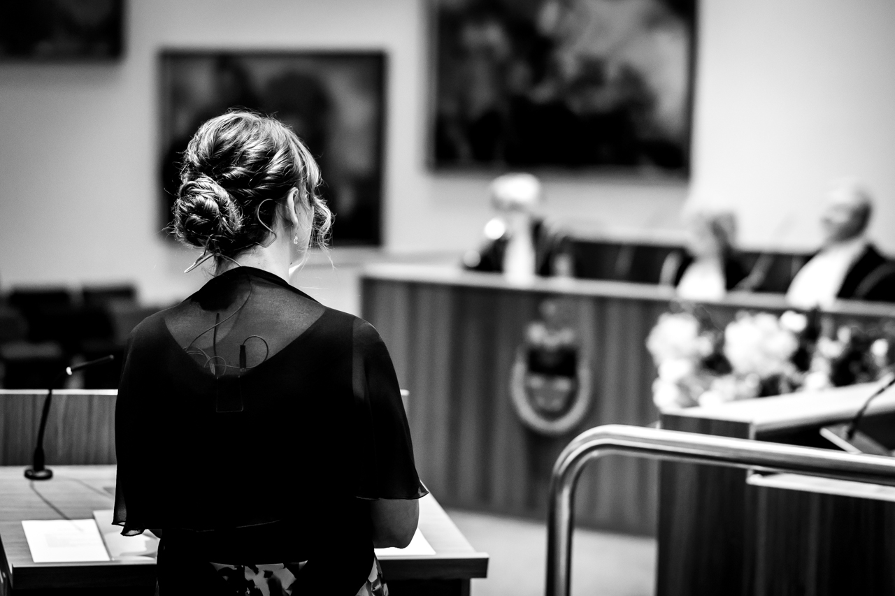 Promotieceremonie aan de Radboud Universiteit in Nijmegen tijdens de verdediging van een proefschrift